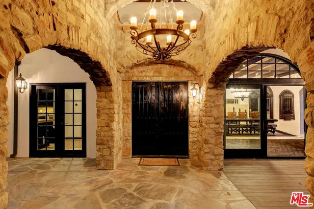 a view of dining room with furniture
