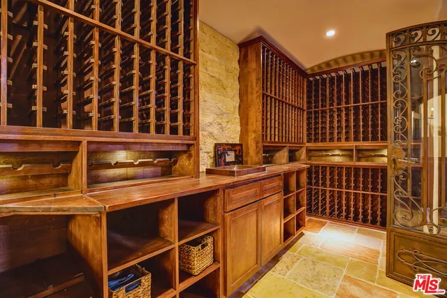 a view of a brick house with a door