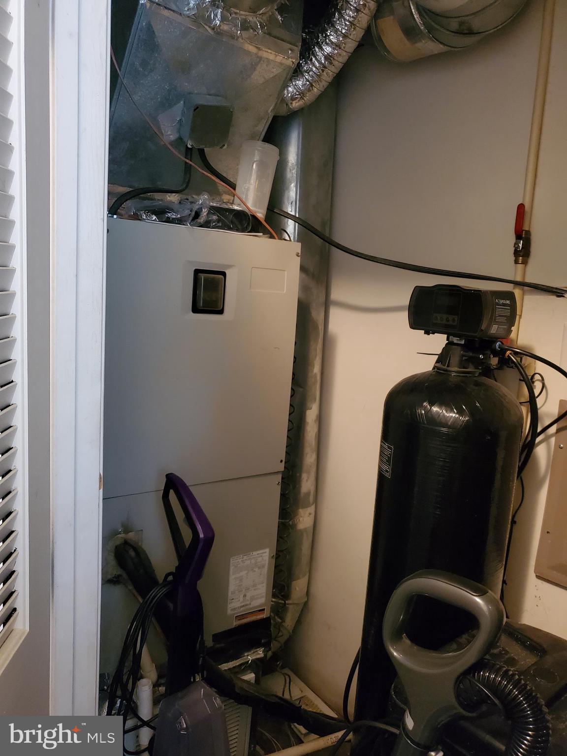 371 Ruebuck Road Clear Brook, VA 22624 - Photo 33 of 49 Utility room with HVAC unit and water softener
