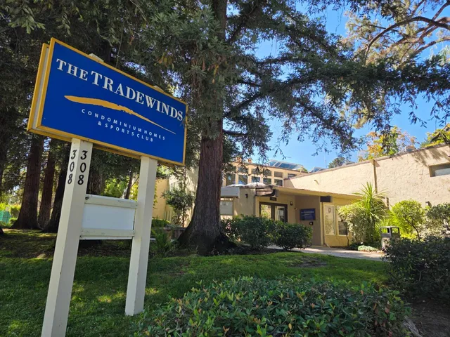 a sign on the side of a building