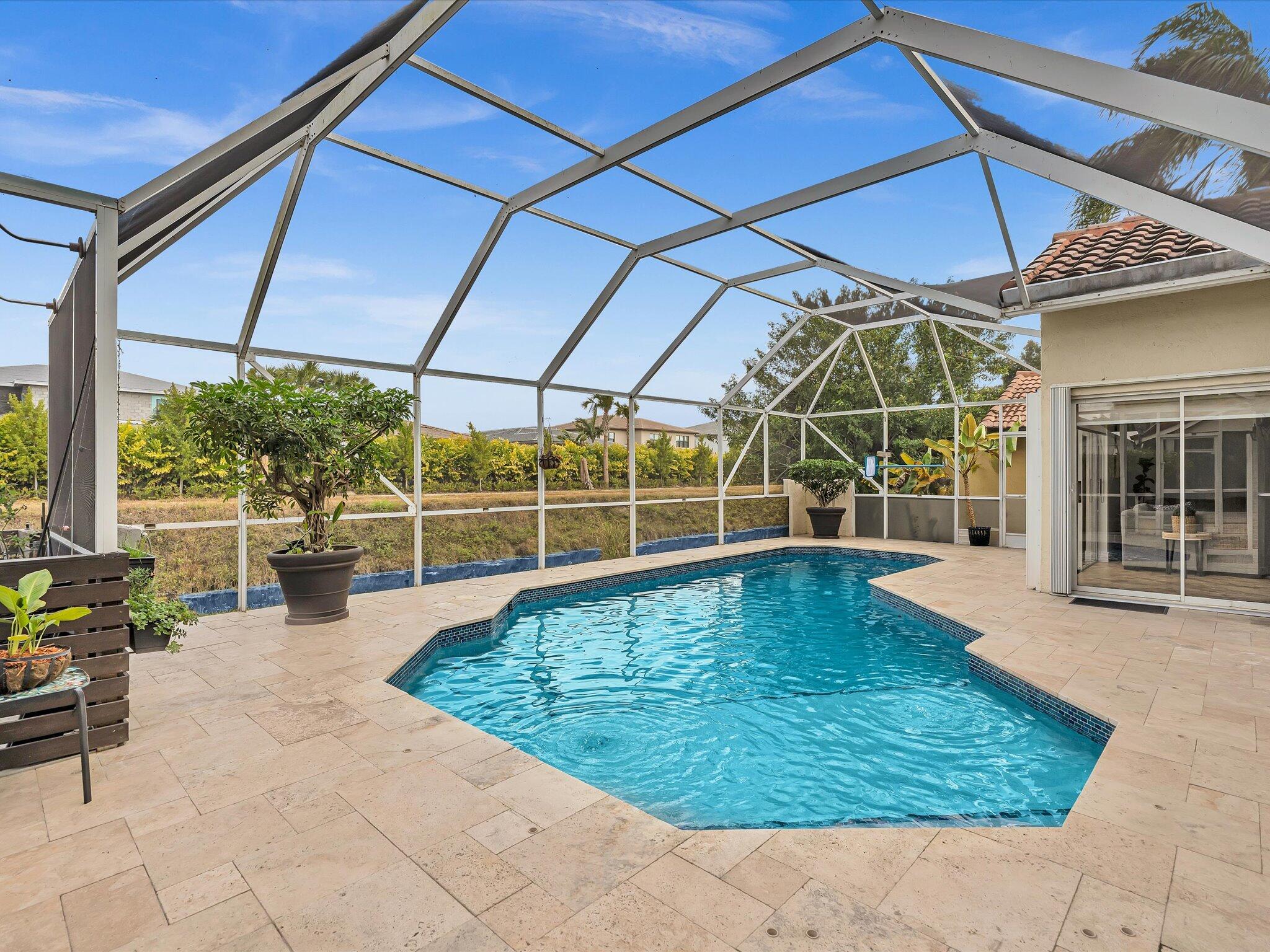 9669 Carousel Circle North Boca Raton, FL 33434 - Photo 33 of 76 Screened Pool & Patio
