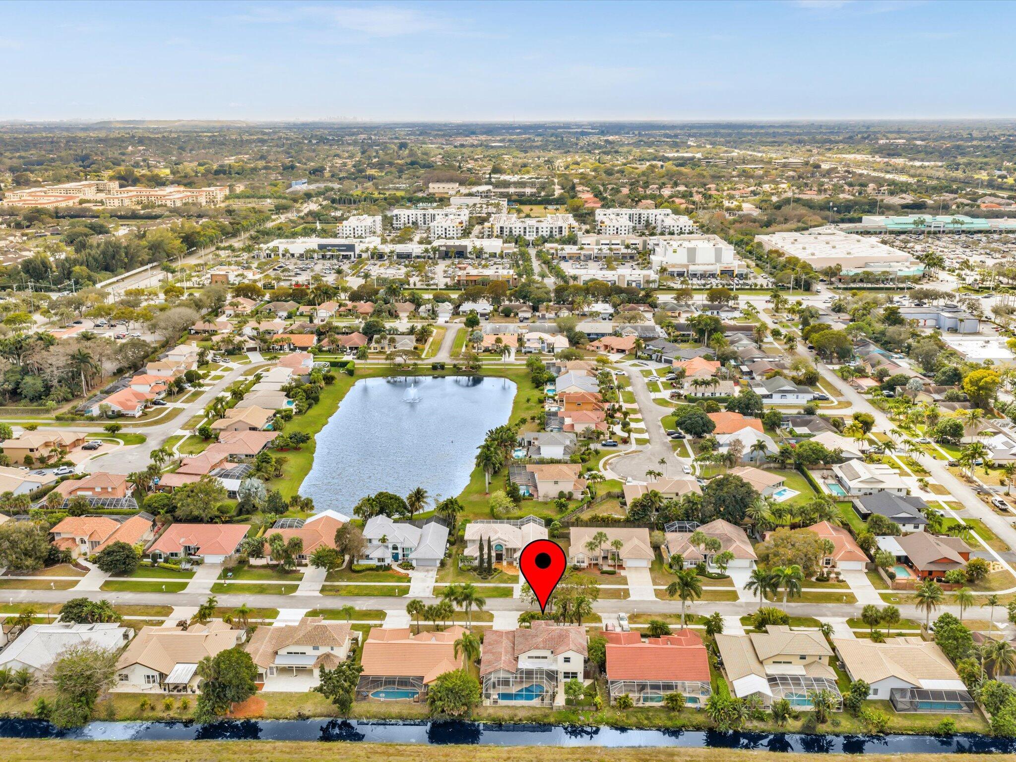 9669 Carousel Circle North Boca Raton, FL 33434 - Photo 76 of 76 aerial view