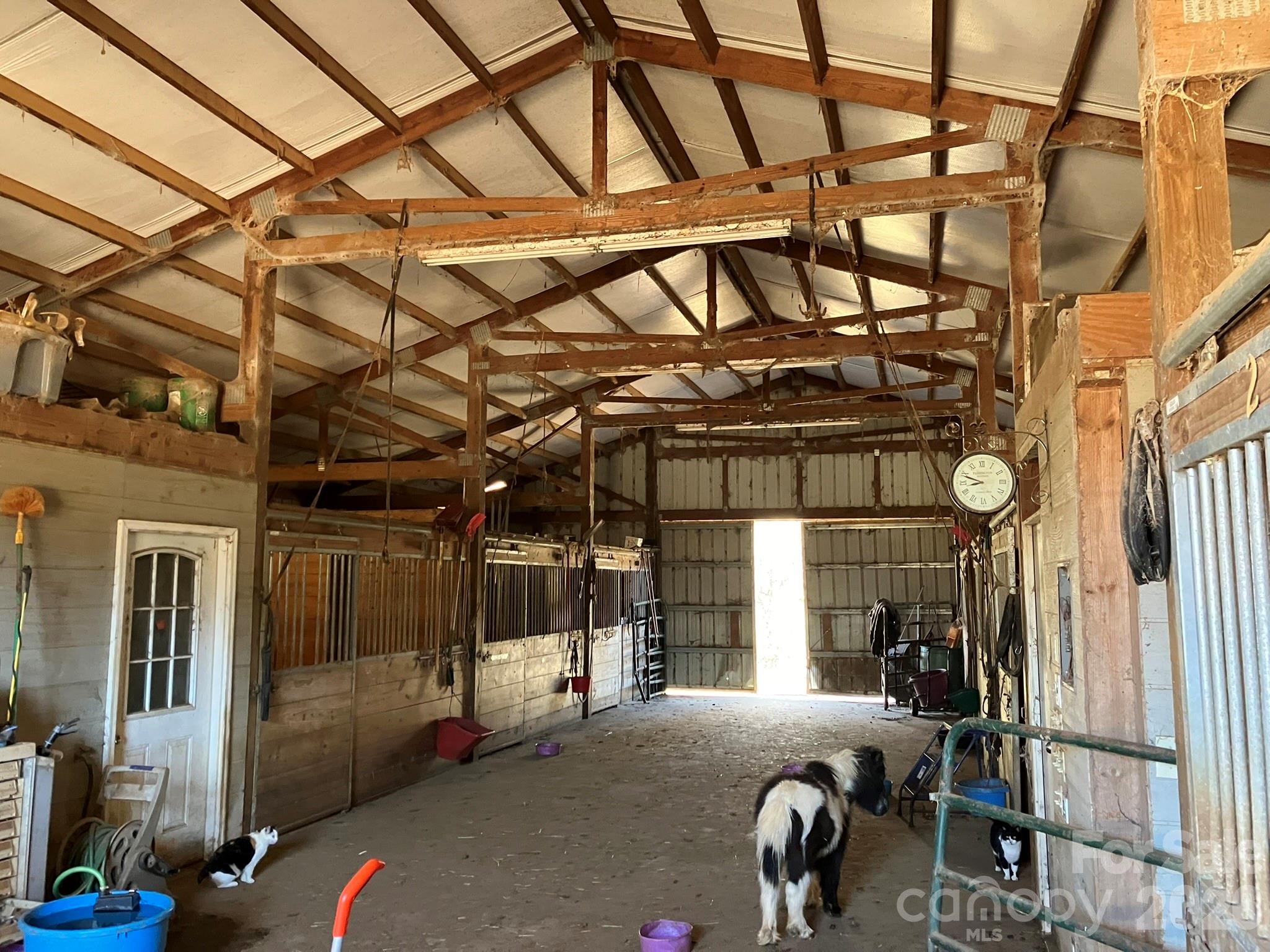 350 Morningstar Lake Road Forest City, NC 28043 - Photo 25 of 27 a view of a room with gym equipment