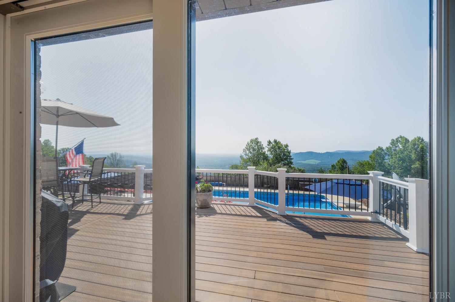 355 Dyson Road Amherst, VA 24521 - Photo 45 of 96 a view of a balcony with wooden floor