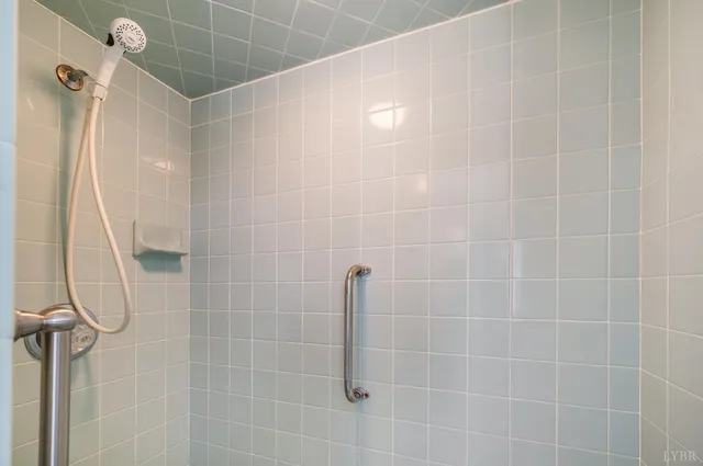 a view of a swimming pool with a yard