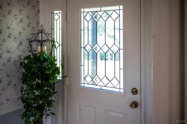 a view of a balcony and chairs