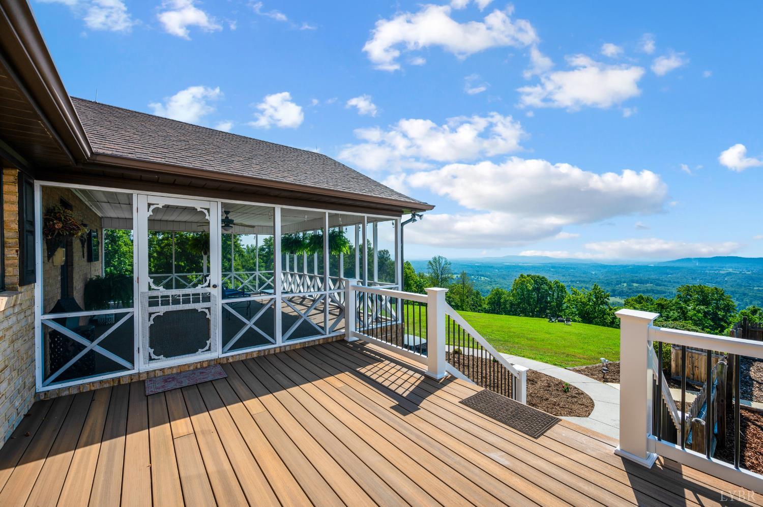 355 Dyson Road Amherst, VA 24521 - Photo 62 of 96 Deck Entrance to Screened Porch