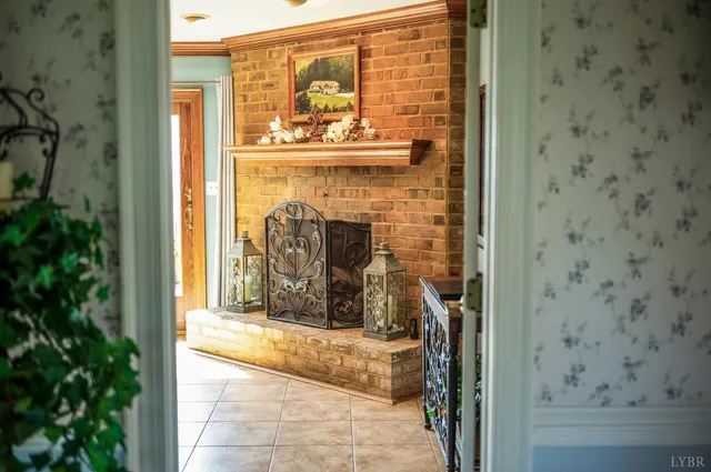 a bathroom with a sink and a large mirror