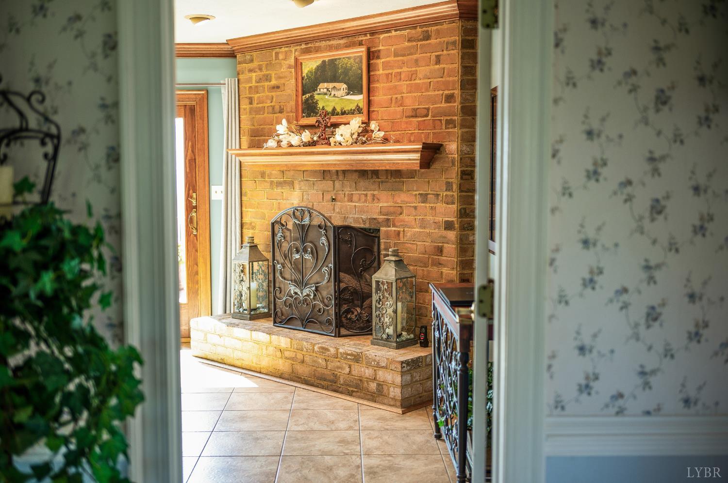 355 Dyson Road Amherst, VA 24521 - Photo 9 of 96 Living Room Fireplace