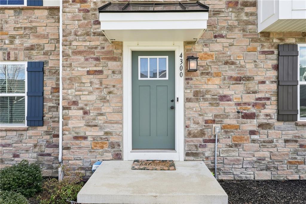 4300 Spruce Road Gibsonia, PA 15044 - Photo 6 of 48 a view of a door and brick wall