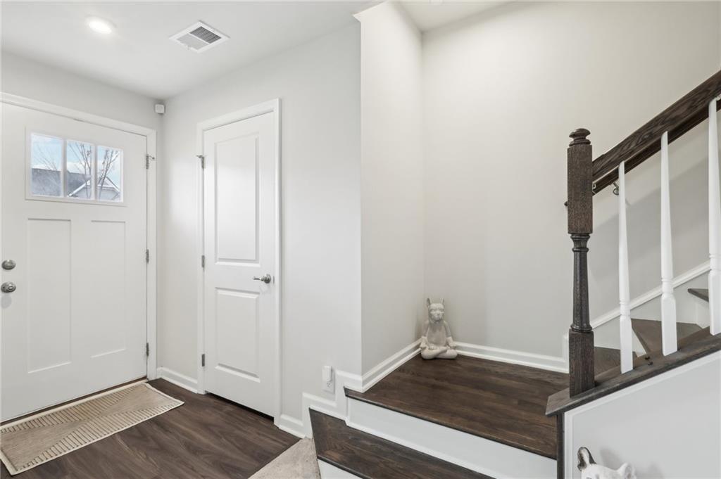 4300 Spruce Road Gibsonia, PA 15044 - Photo 8 of 48 a view of an entryway with wooden floor