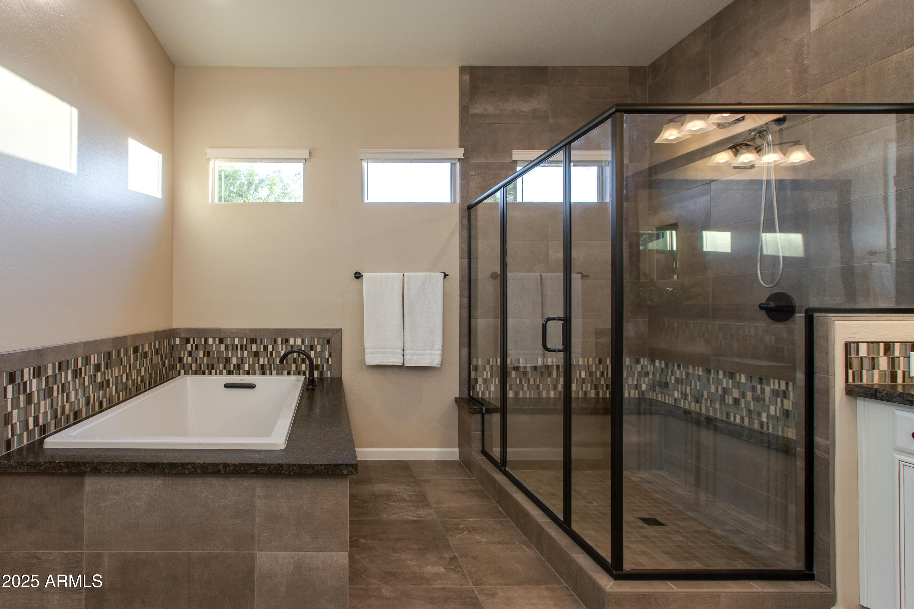 3675 Gold Ridge Road Wickenburg, AZ 85390 - Photo 38 of 66 a bathroom with a bathtub and shower