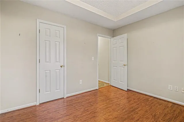 a view of an empty room