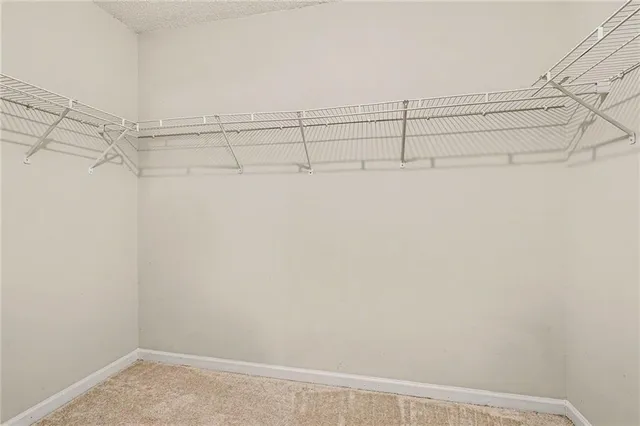 a view of a closet