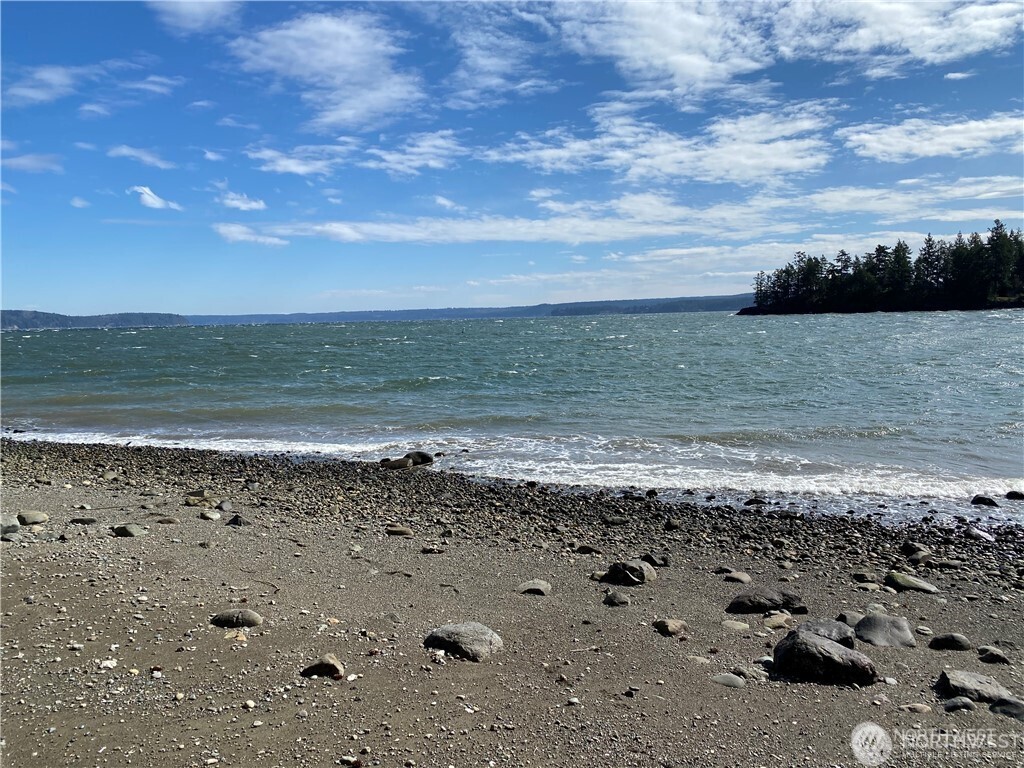 a view of beach and ocean
