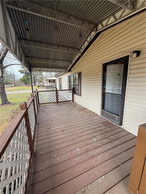 129 Bishop Road Smiths Station, AL 36877 - Photo 3 of 24 View of wooden deck