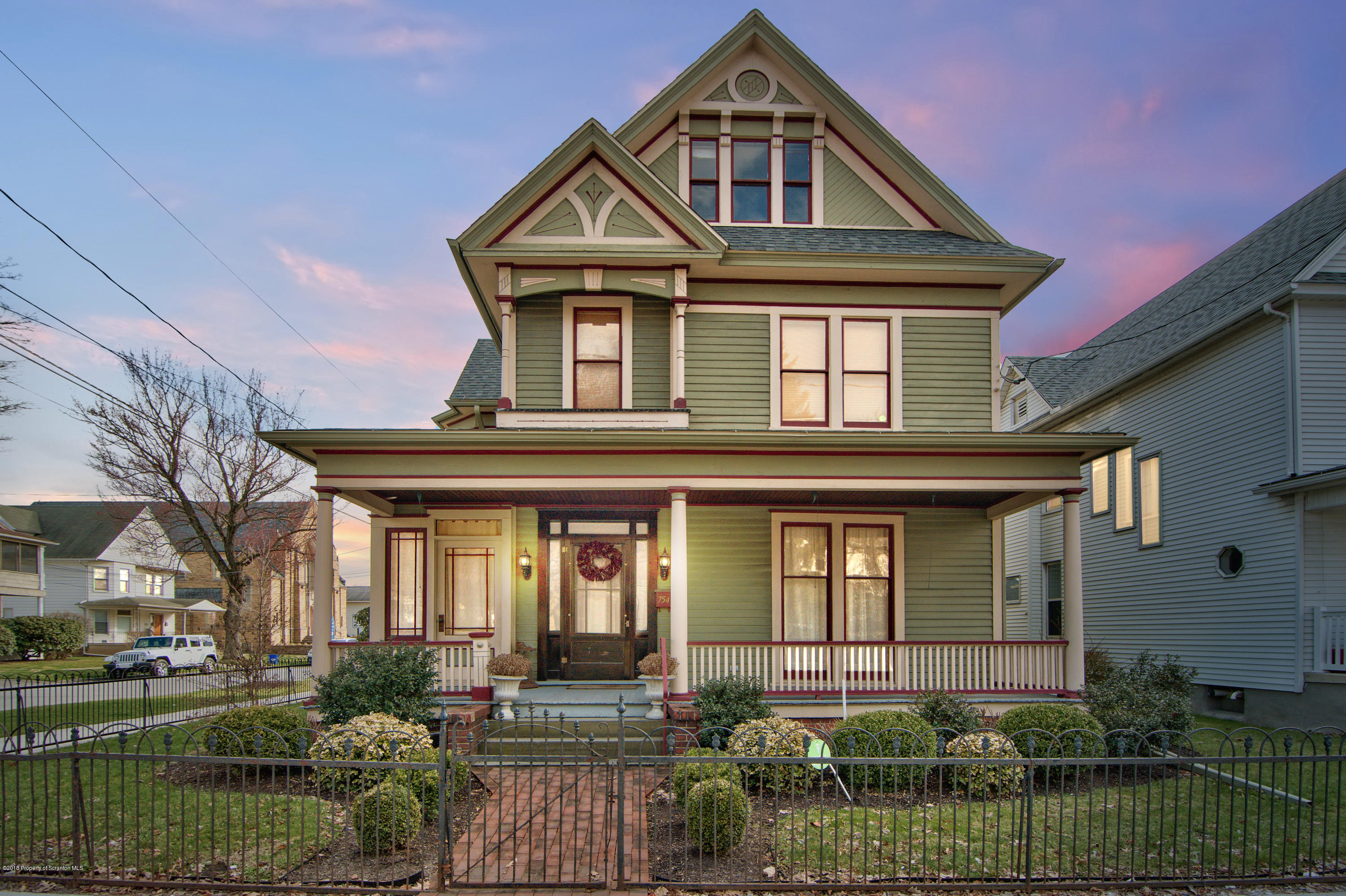 754 Green Ridge Street Scranton, PA 18509 - Photo 2 of 77 front view of a house with a yard