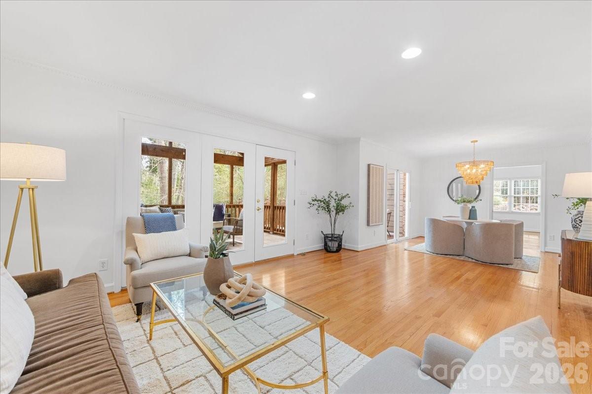 7201 Terrace Drive Charlotte, NC 28211 - Photo 14 of 48 a living room with furniture and a table