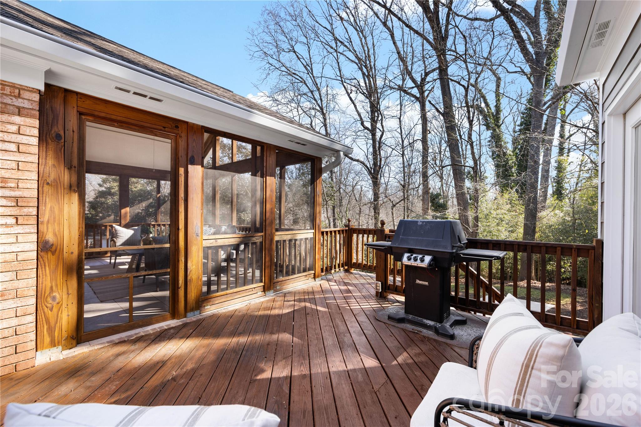 7201 Terrace Drive Charlotte, NC 28211 - Photo 20 of 48 a view of a balcony with chairs