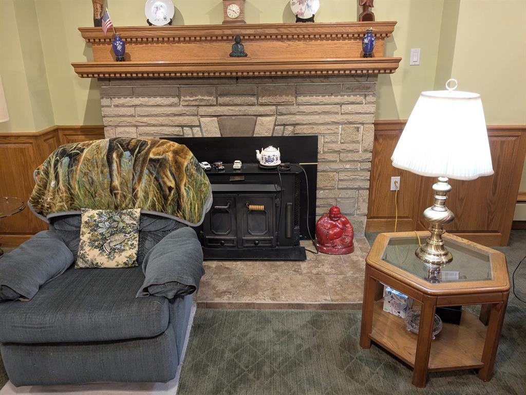 637 Wallace Run Road Beaver Falls, PA 15010 - Photo 27 of 43 Wood Burning Fireplace Buck Stove.