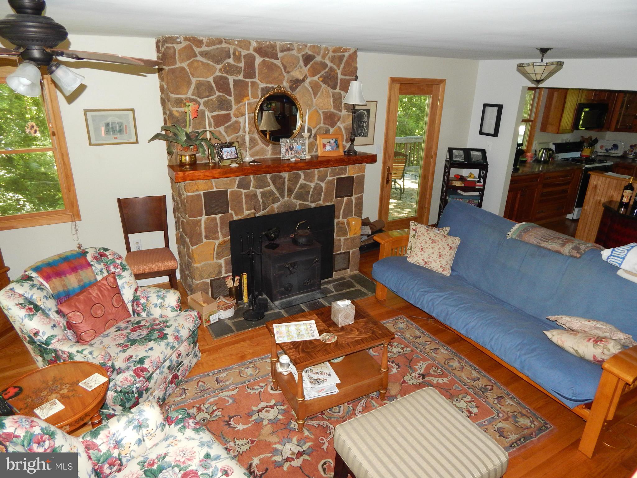2387 Acacia Road Port Republic, MD 20676 - Photo 4 of 20 Living Room with stone fireplace!