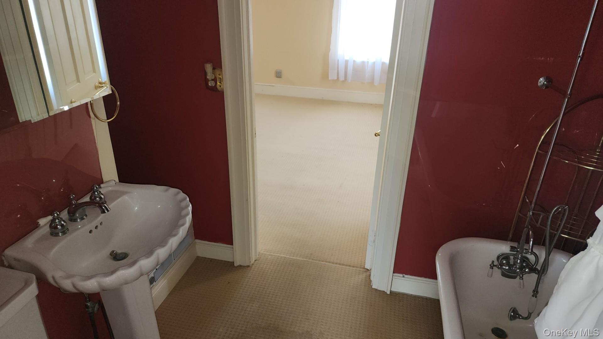 175 Waccabuc Road Goldens Bridge, NY 10526 - Photo 18 of 36 Bathroom with a freestanding bath and carpet