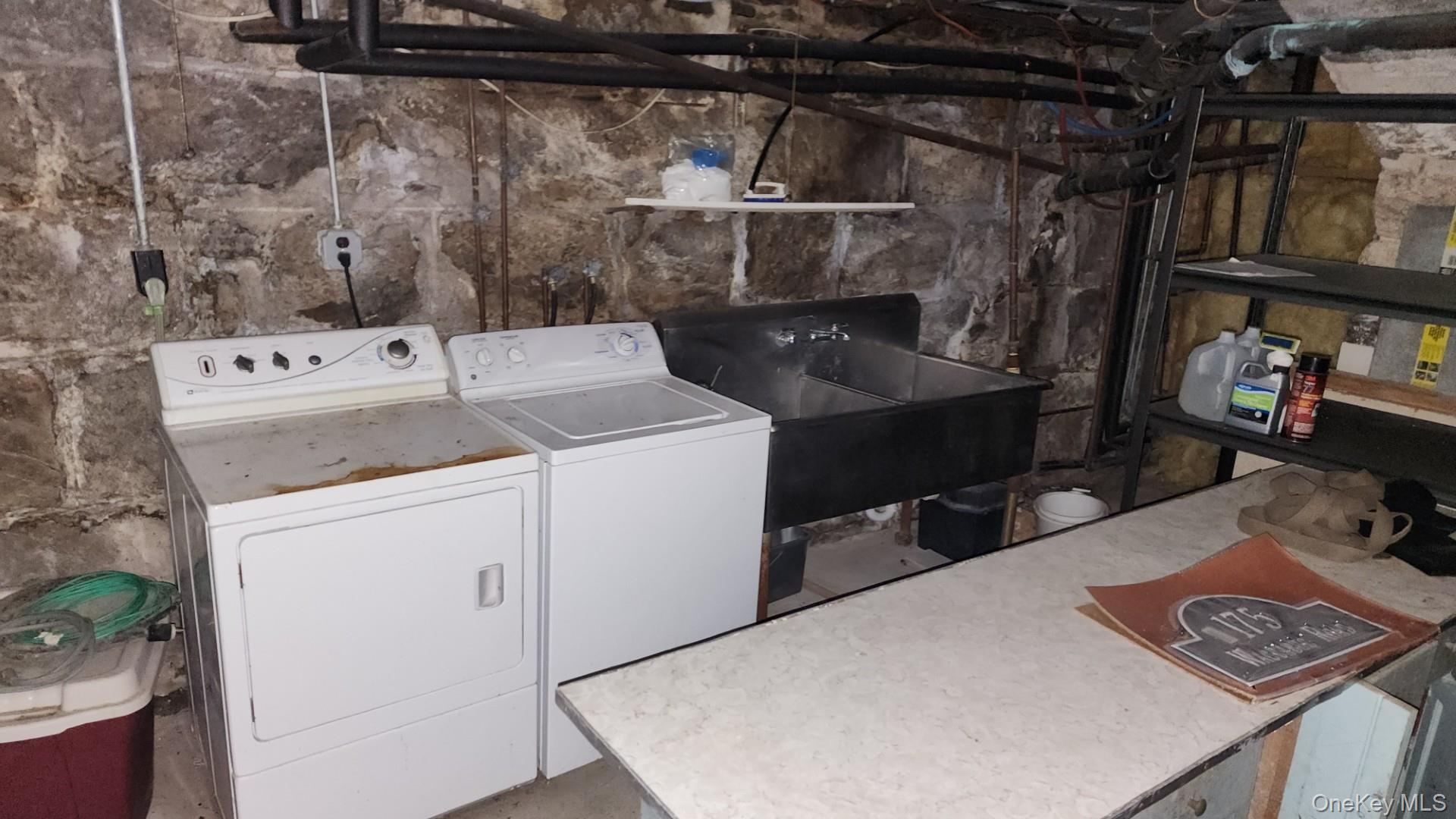 175 Waccabuc Road Goldens Bridge, NY 10526 - Photo 31 of 36 Washroom with washer and clothes dryer