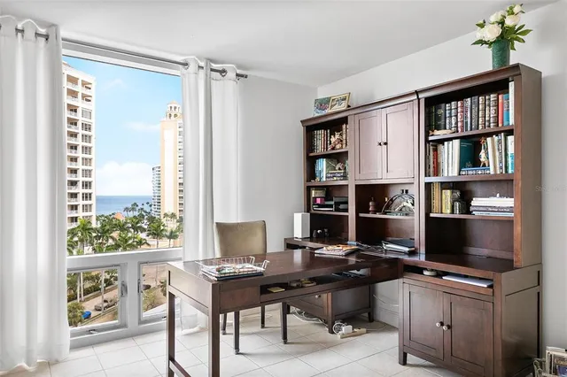 a view of balcony with couch