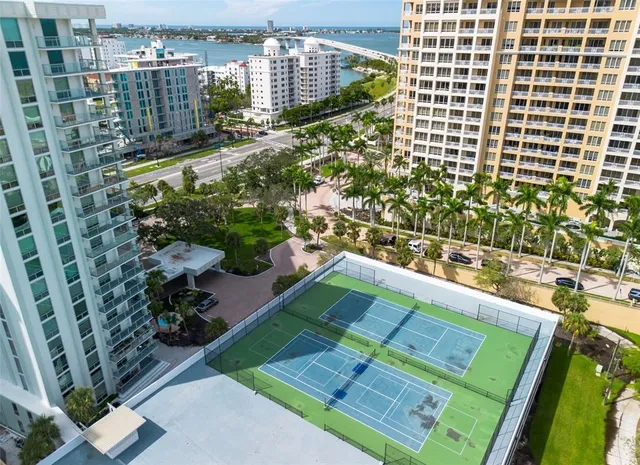a view of balcony with a yard