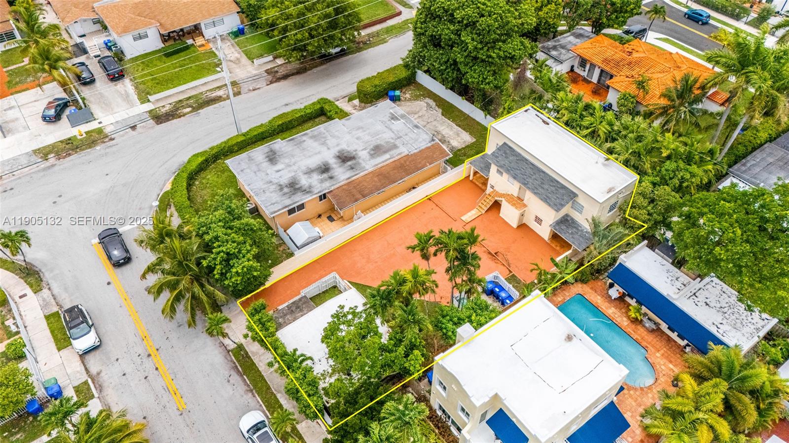 2385 Southwest 17th Street Miami, FL 33145 - Photo 24 of 28 an aerial view of a house