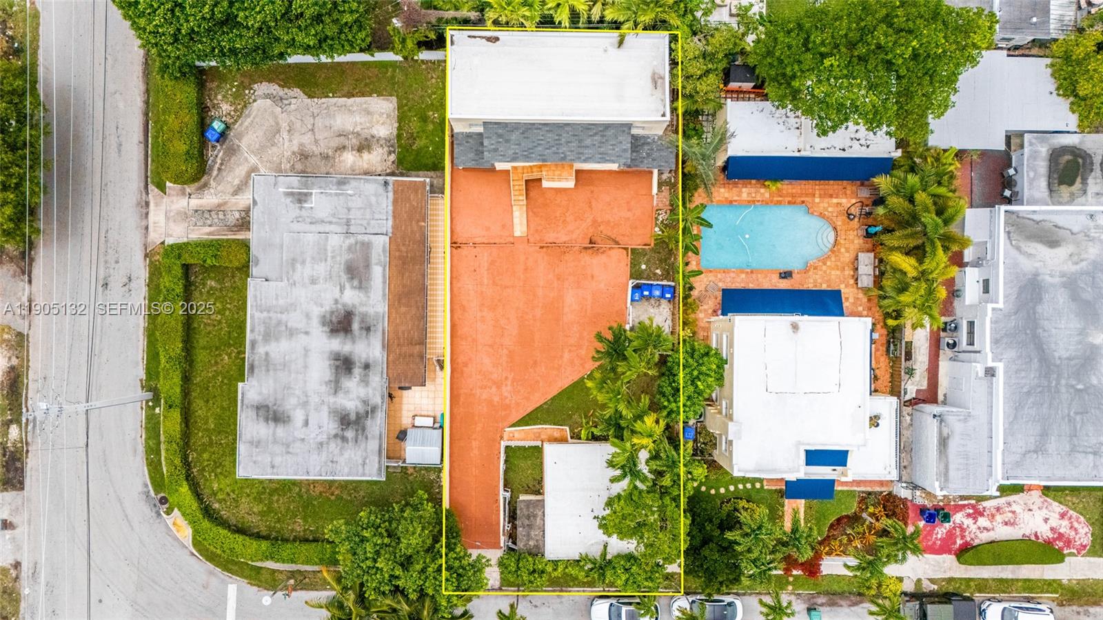 2385 Southwest 17th Street Miami, FL 33145 - Photo 5 of 28 an aerial view of residential houses with outdoor space and street view
