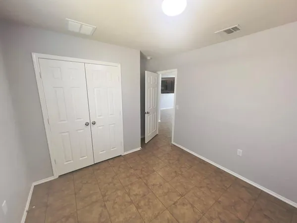 a view of a room with an empty space