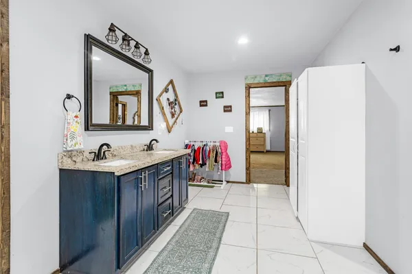 front view of a house with a big yard