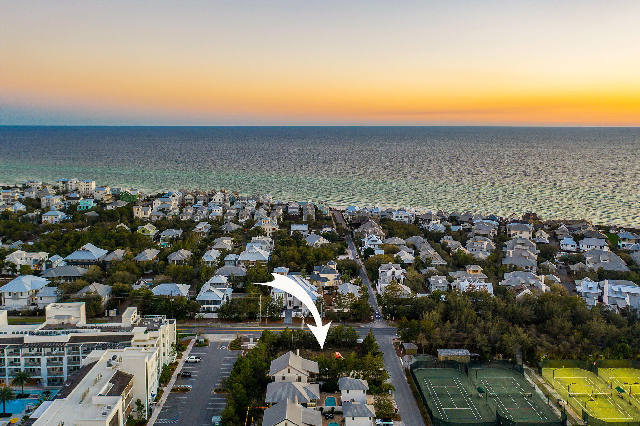 30a Inlet Beach Inlet Beach, FL 32461 - Photo 24 of 30 an aerial view of multiple house with parking space