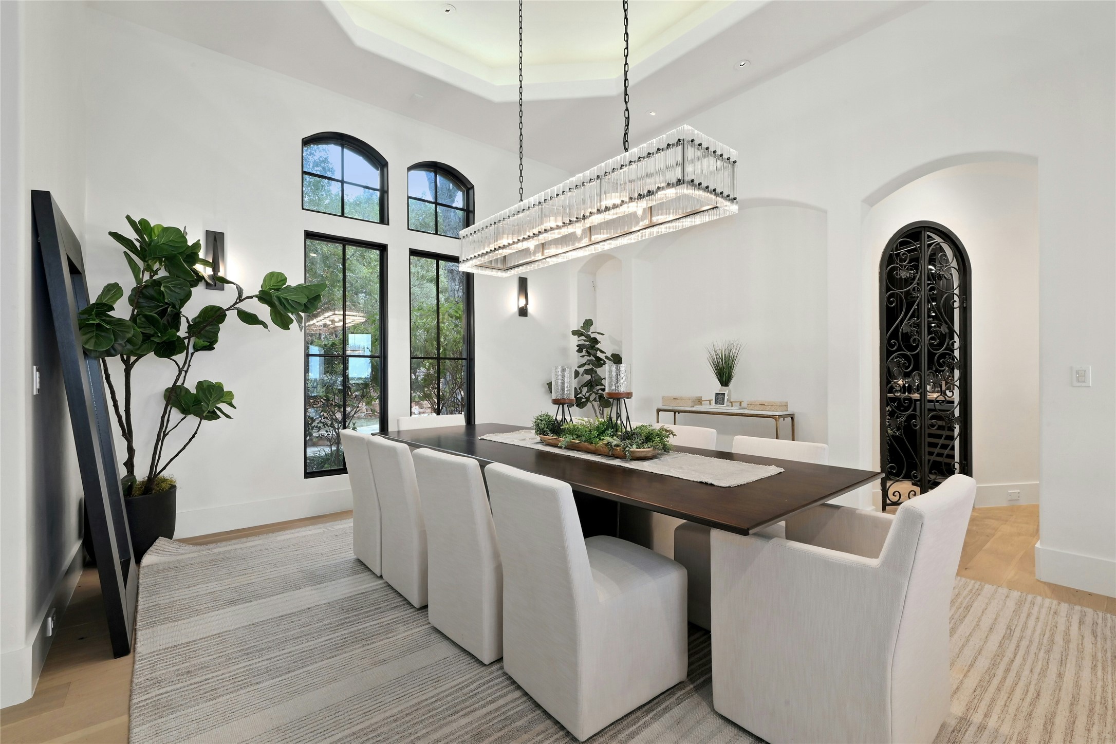 16012 Canard Circle Austin, TX 78734 - Photo 7 of 37 a view of a dining room with furniture window and wooden floor