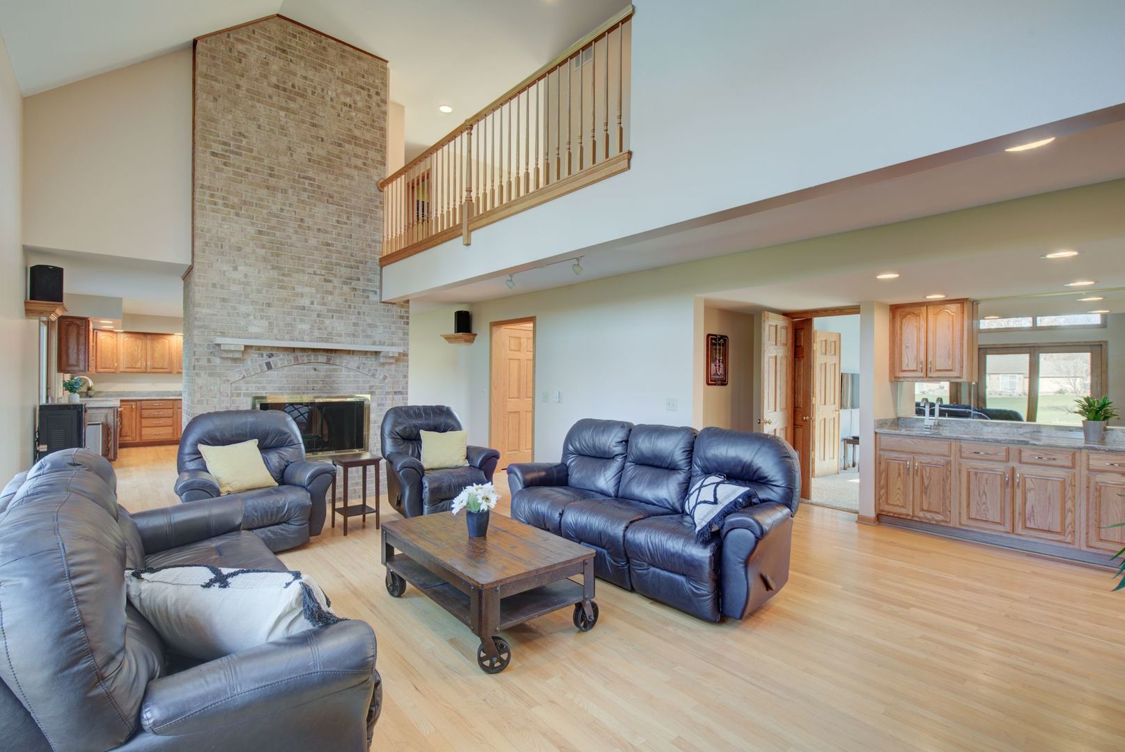 2208 Crystal Circle Crystal Lake, IL 60012 - Photo 10 of 55 a living room with furniture and a fireplace