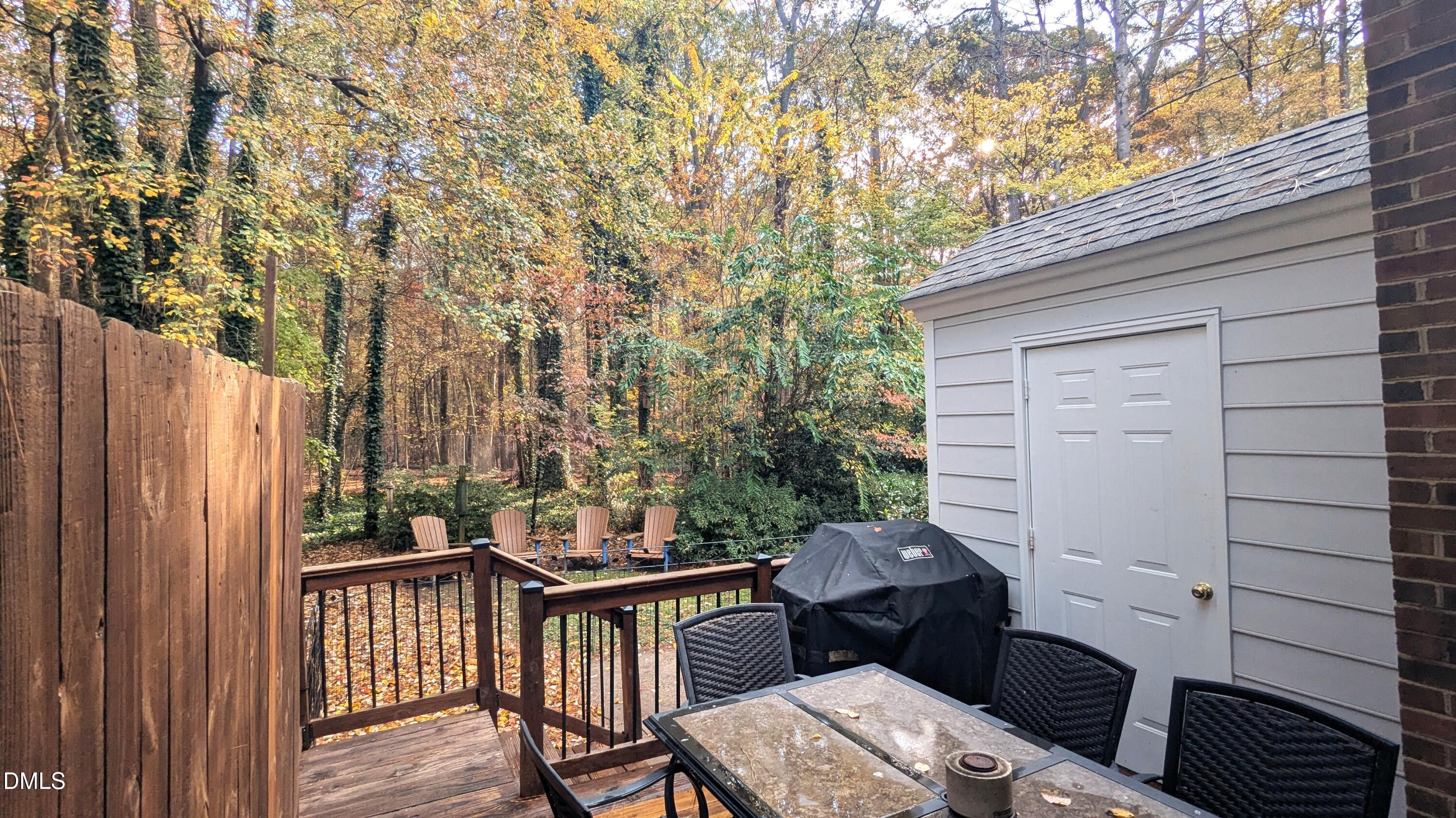 540 Weathergreen Drive Raleigh, NC 27615 - Photo 20 of 20 Back yard and deck