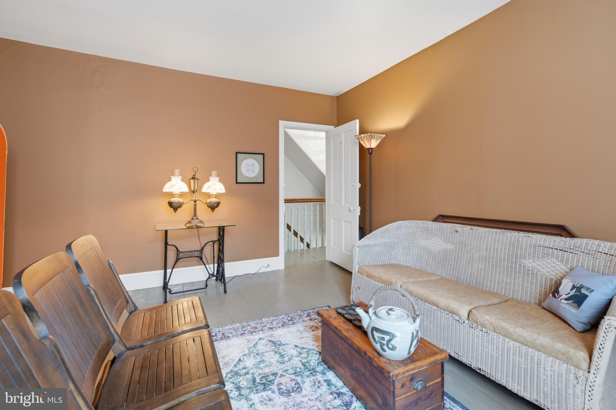 1268 Ashbourne Road Elkins Park, PA 19027 - Photo 23 of 46 a living room with furniture and a dining area