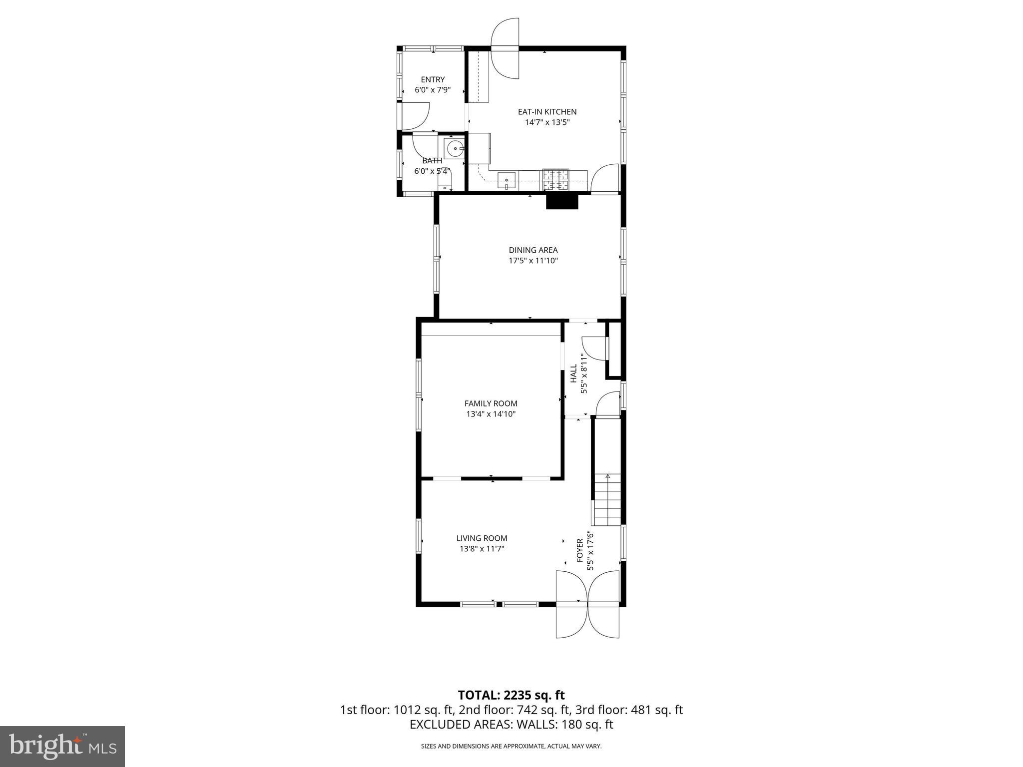 1268 Ashbourne Road Elkins Park, PA 19027 - Photo 43 of 46 a picture of a floor plan