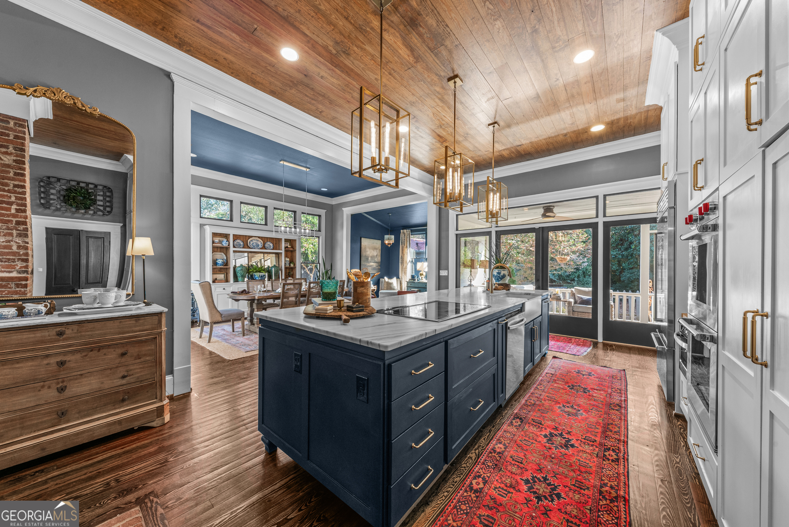 668 North Main Street Madison, GA 30650 - Photo 17 of 88 a kitchen with stainless steel appliances granite countertop lots of counter top space