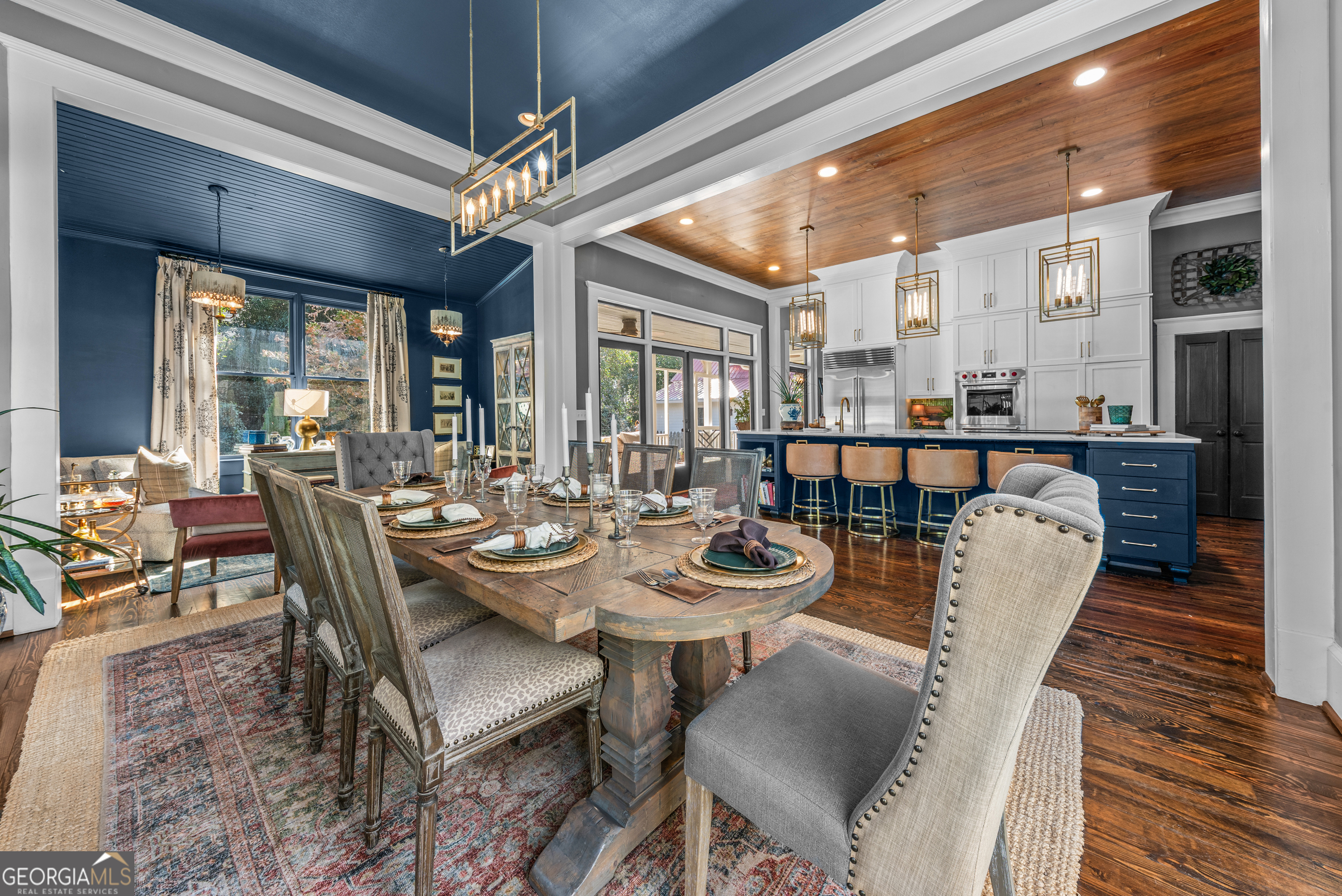 668 North Main Street Madison, GA 30650 - Photo 26 of 88 a view of a dining room with furniture window and outside view