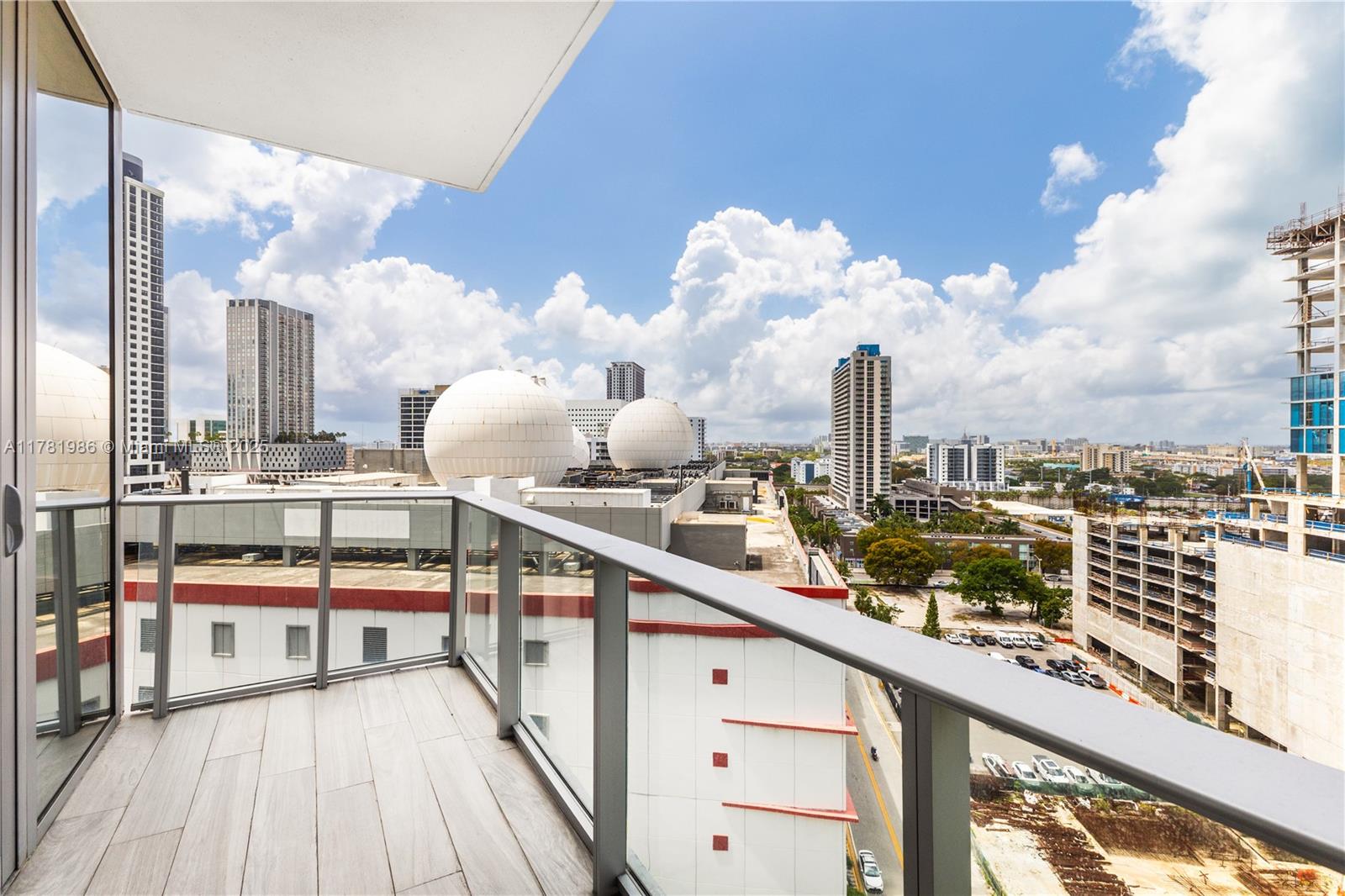 851 Northeast 1st Avenue, Unit 1102 Miami, FL 33132 - Photo 9 of 29 a city view from a balcony with city view