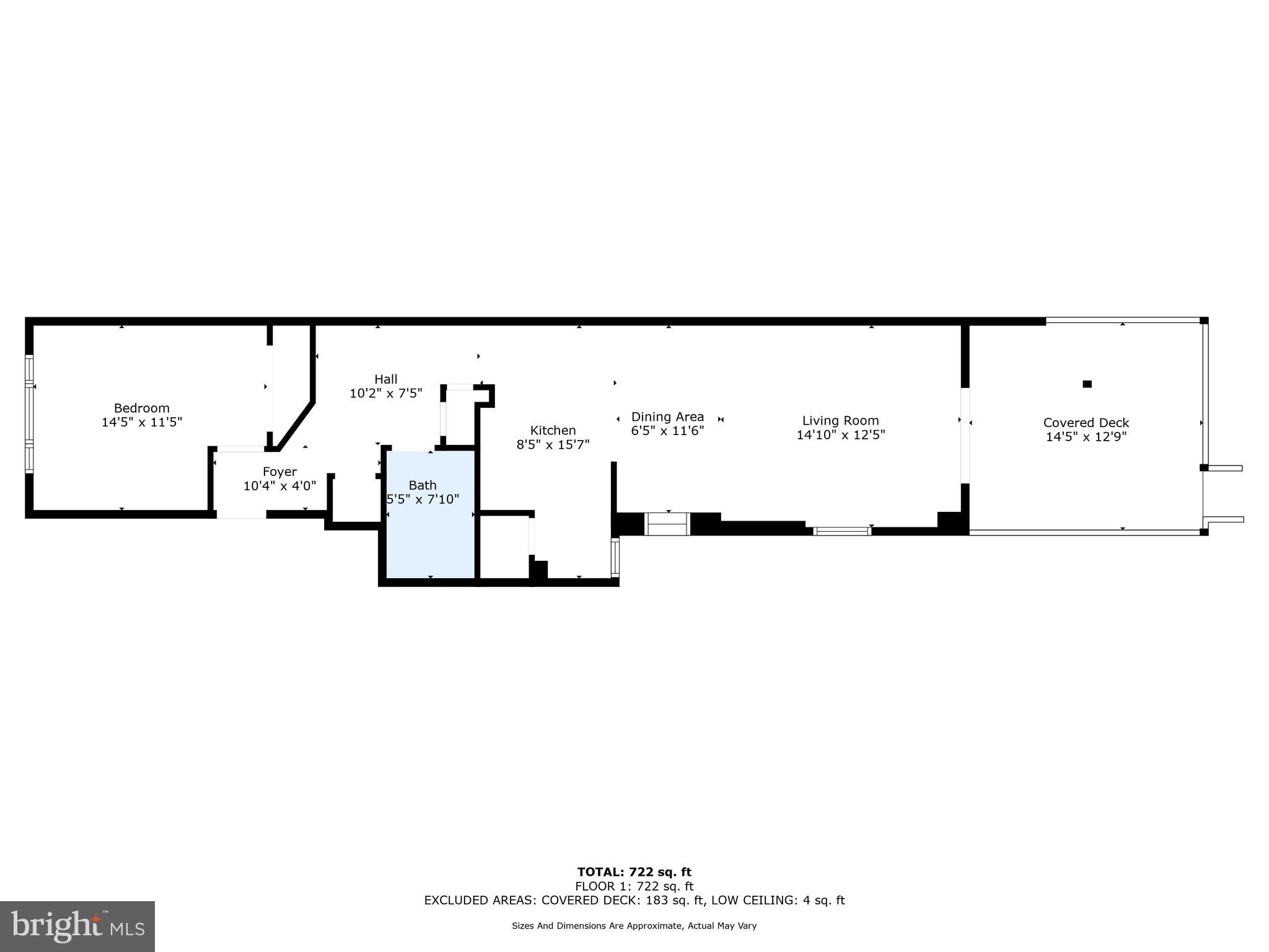 948 Brooks Lane Baltimore, MD 21217 - Photo 22 of 24 Floor Plan - Level 1