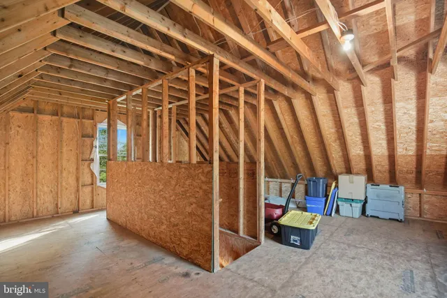 a view of storage and utility room