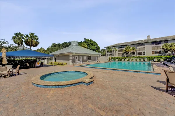 a front view of a house with entertaining space