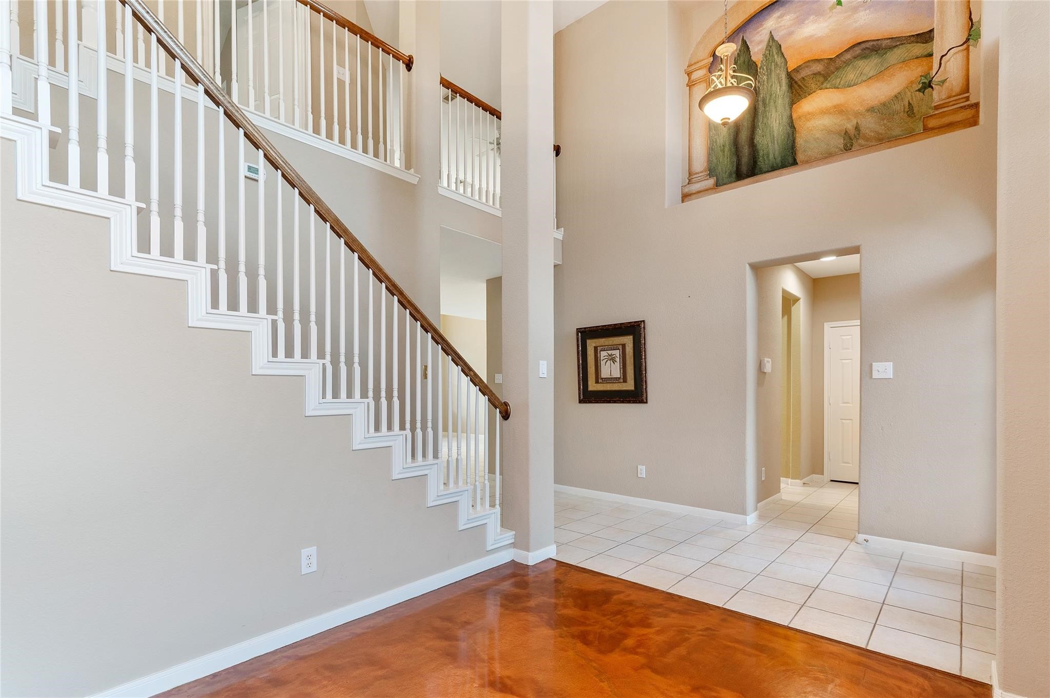 4302 Country Oaks Court Spring, TX 77388 - Photo 2 of 25 a view of staircase with white walls and a window