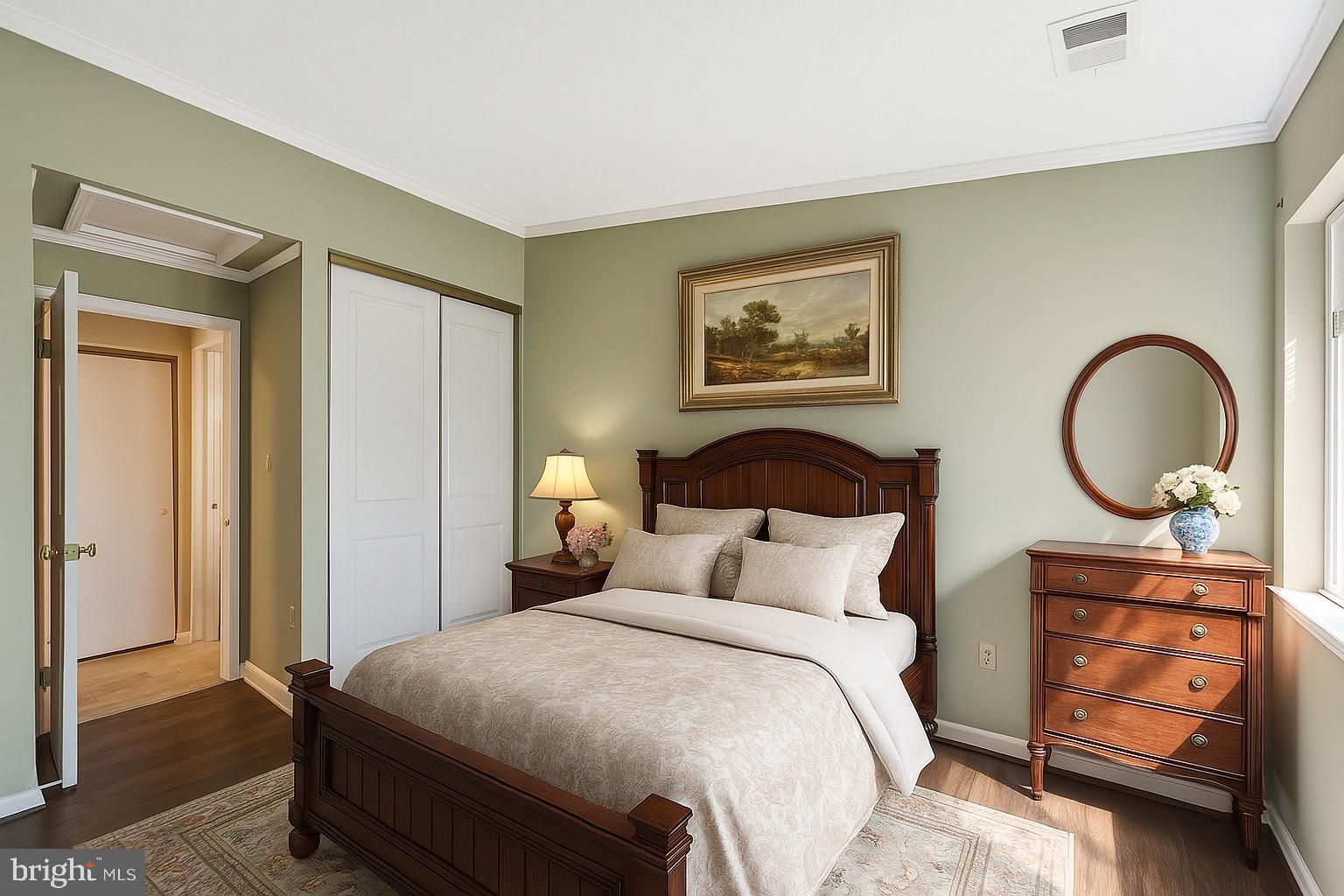 1964 Villaridge Drive Reston, VA 20191 - Photo 14 of 27 a bedroom with a bed and a closet