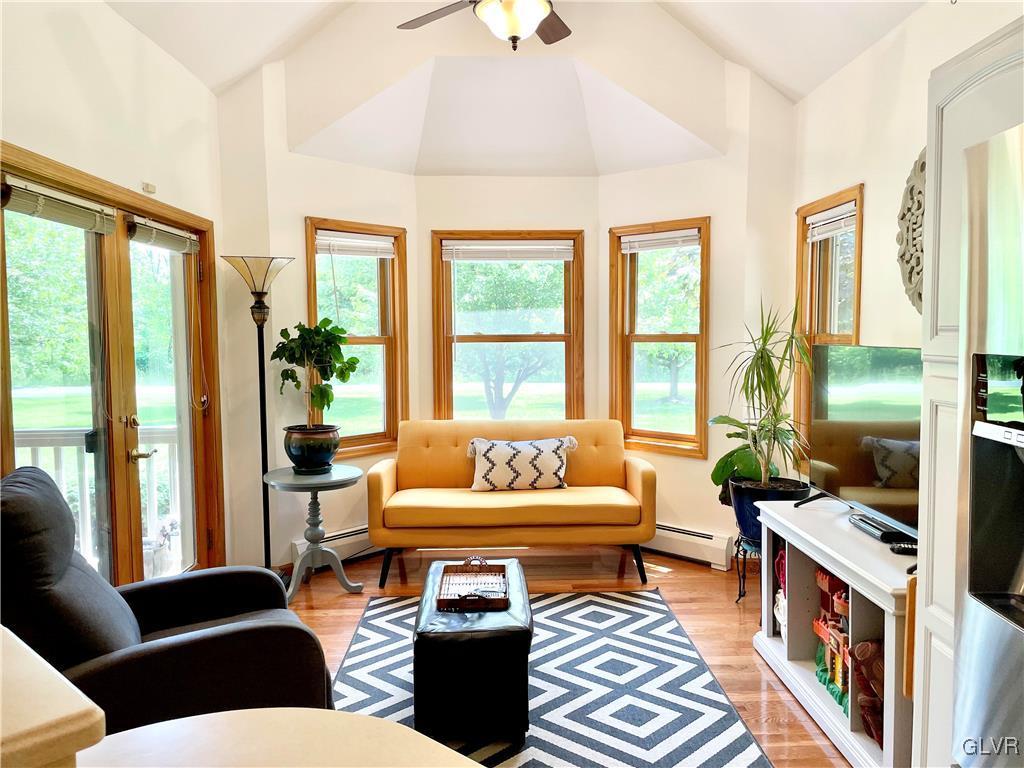 677 Sandt Road Wind Gap, PA 18091 - Photo 5 of 49 Living room bump out with exit to the front Trex d