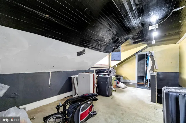 a view of storage and utility room