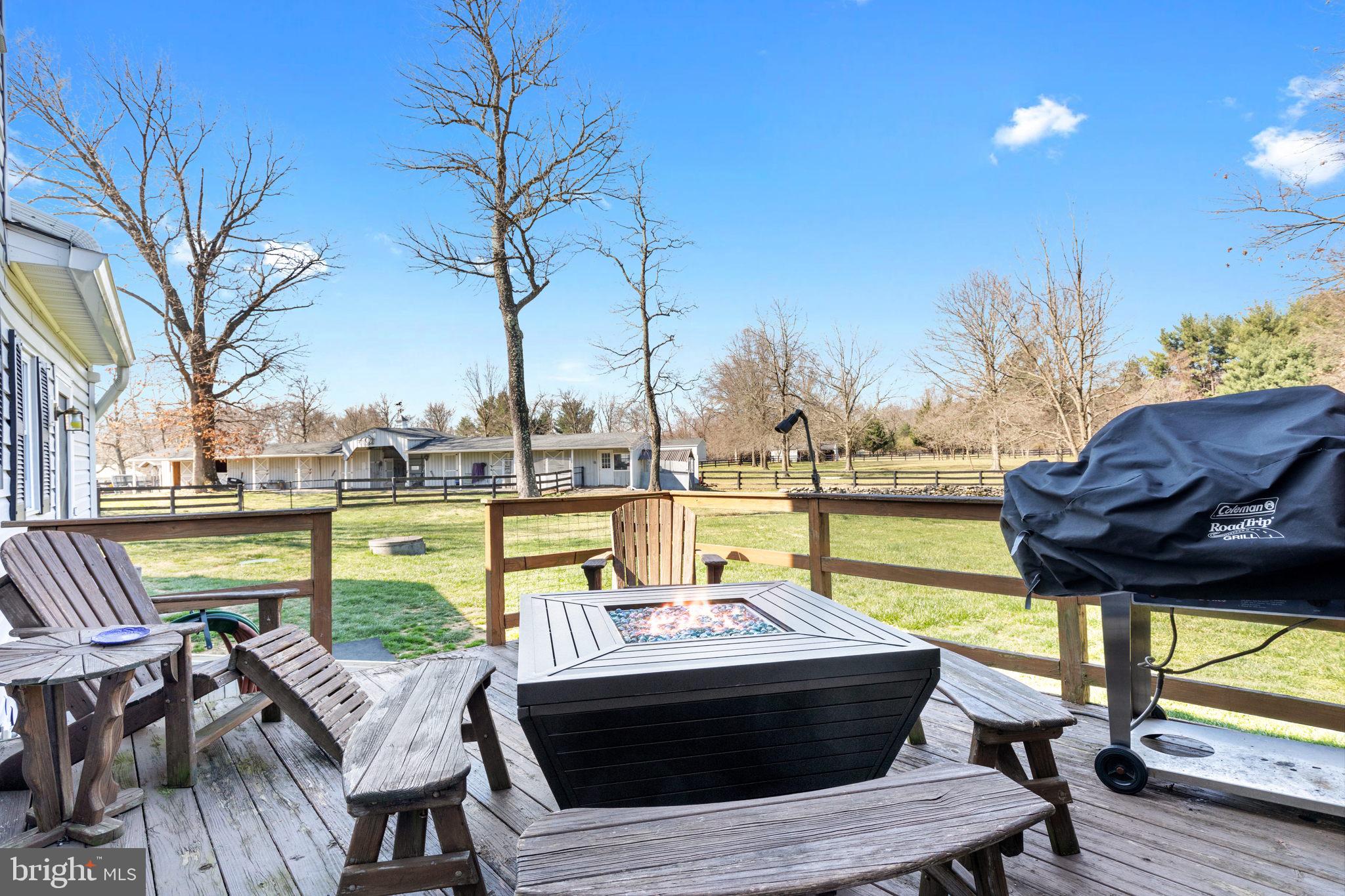 19821 Foggy Bottom Road Bluemont, VA 20135 - Photo 22 of 63 GRILLING AREA OVERLOOKING THE BARN